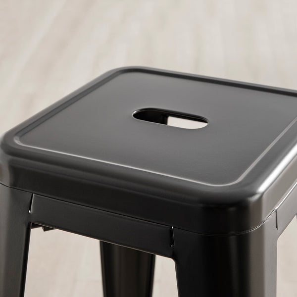 Silla de Barra  Metálica Fortaleza Negra