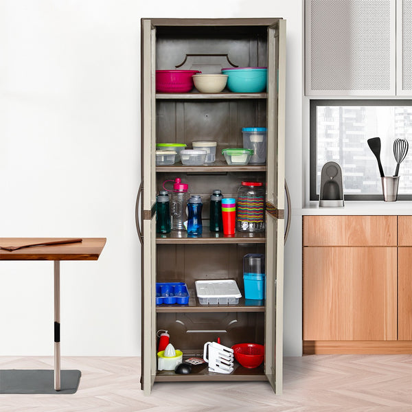 Armario Alto Madeira Beige