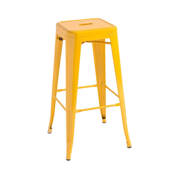 Silla de Barra Metálica Fortaleza Amarilla