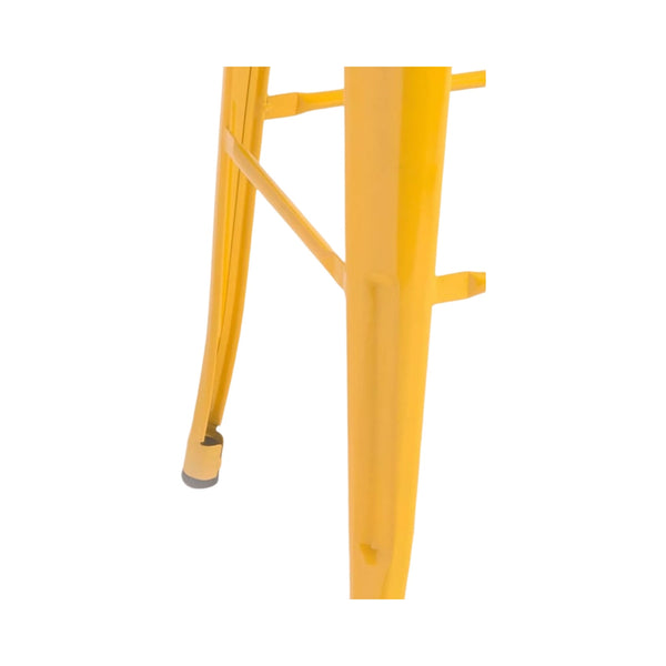 Silla de Barra Metálica Fortaleza Amarilla