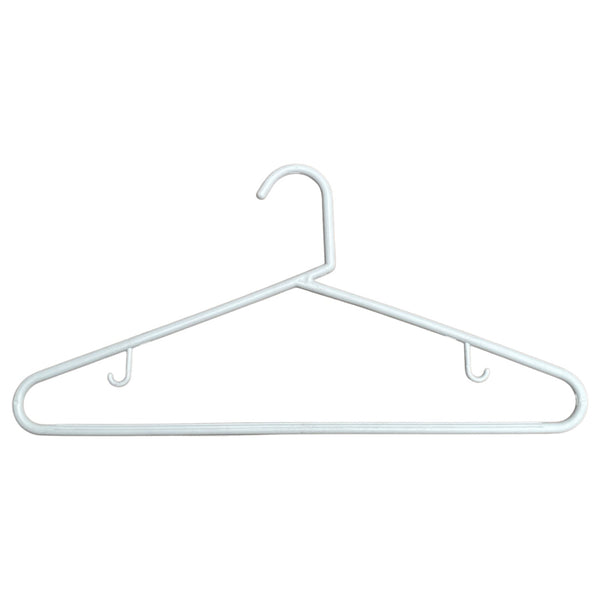 Ganchos de ropa blancos hueso para adultos Set por 30 Unidades