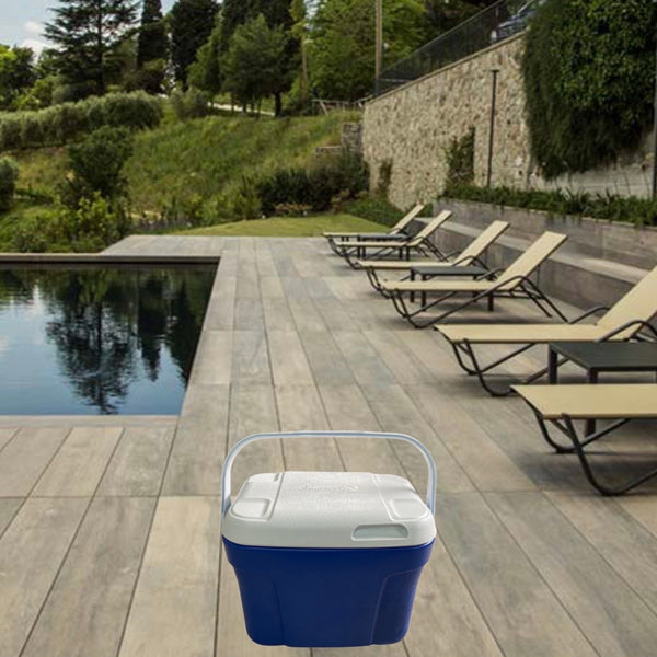 Nevera Plástica / Cava Plástica Azul de 16 Litros con Tapa