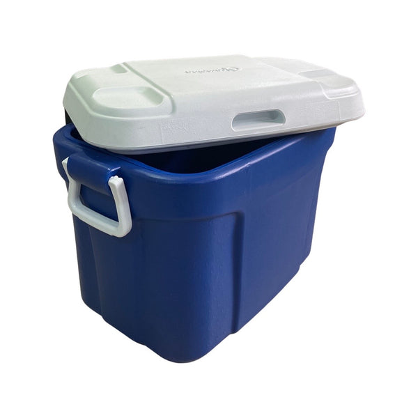 Nevera Plástica / Cava Plástica Azul de 40 Litros con Tapa