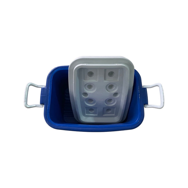 Nevera Plástica / Cava Plástica Azul de 40 Litros con Tapa