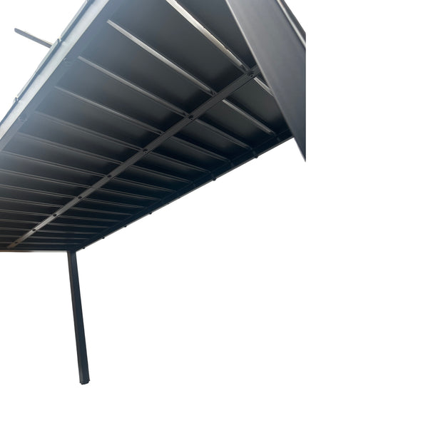 Mesa Metálica Rectangular Amalfi Negra