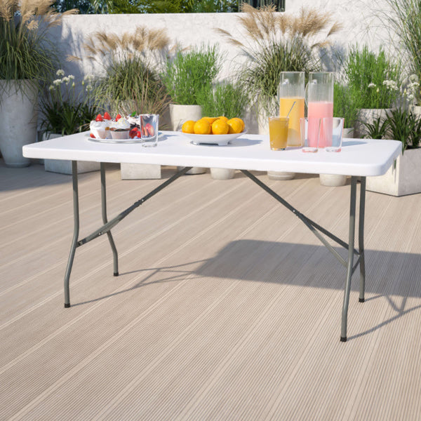 Mesa Plegable 180 CM Panamá Blanca