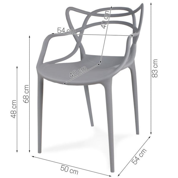 Silla Sidney Blanca (Nuevo Diseño)