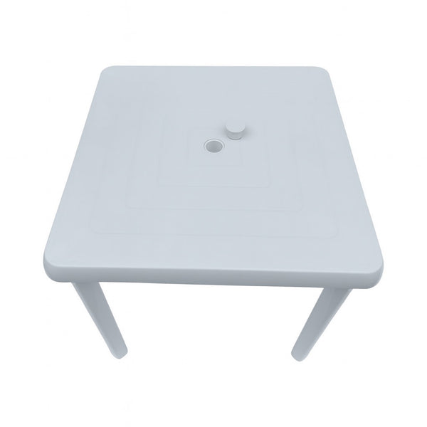 Mesa Plástica Económica Canada Blanco Perla