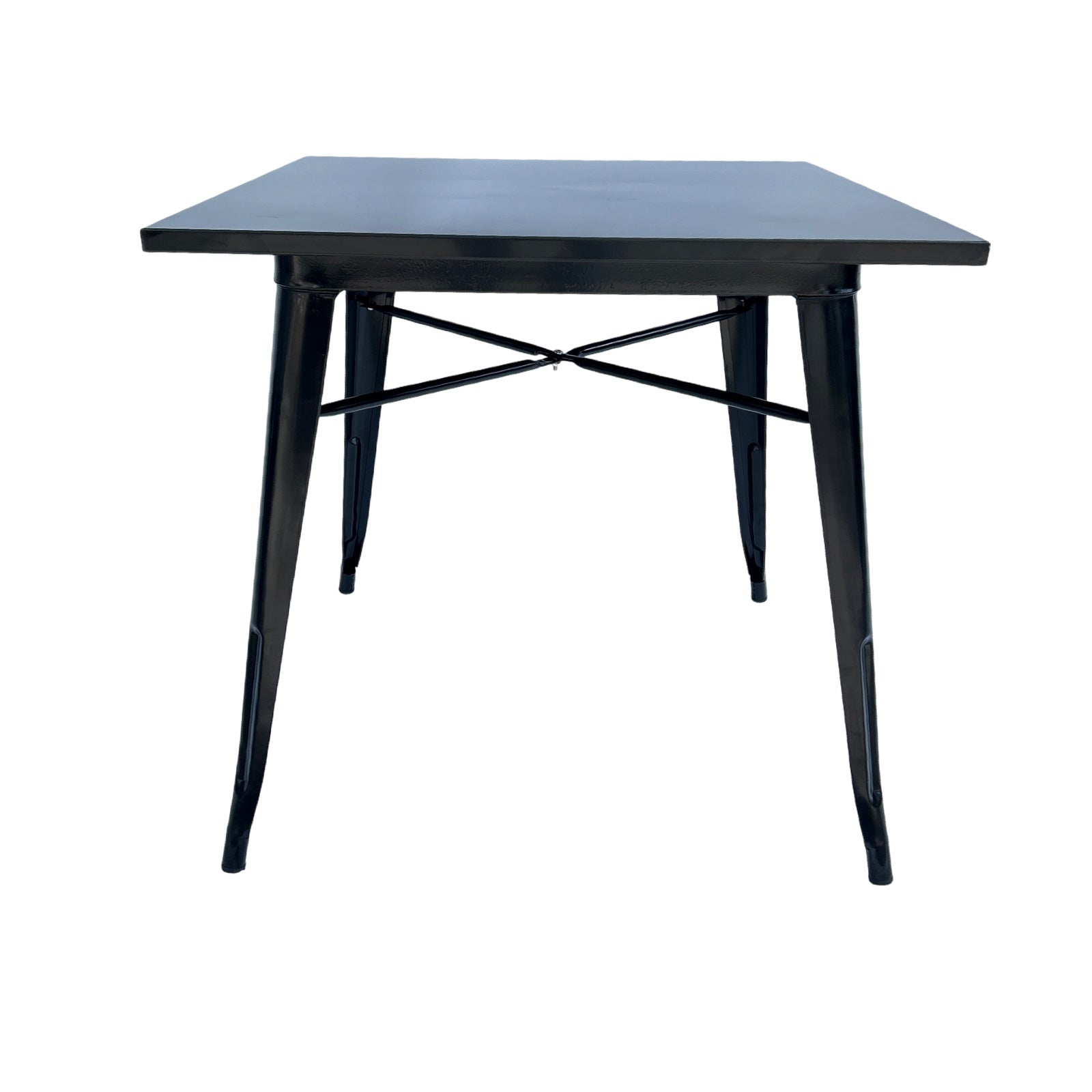 Mesa Metálica Cuadrada Valencia Negra