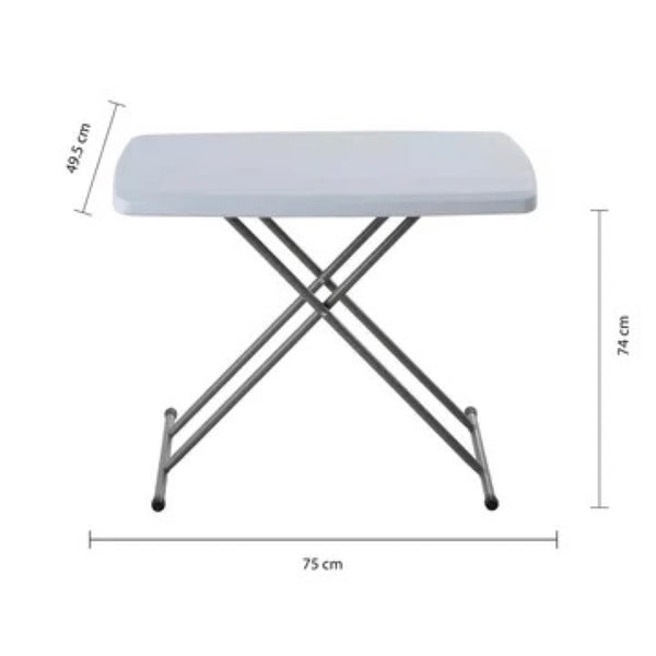 Mesa Plegable de 75 cm Boston Blanca