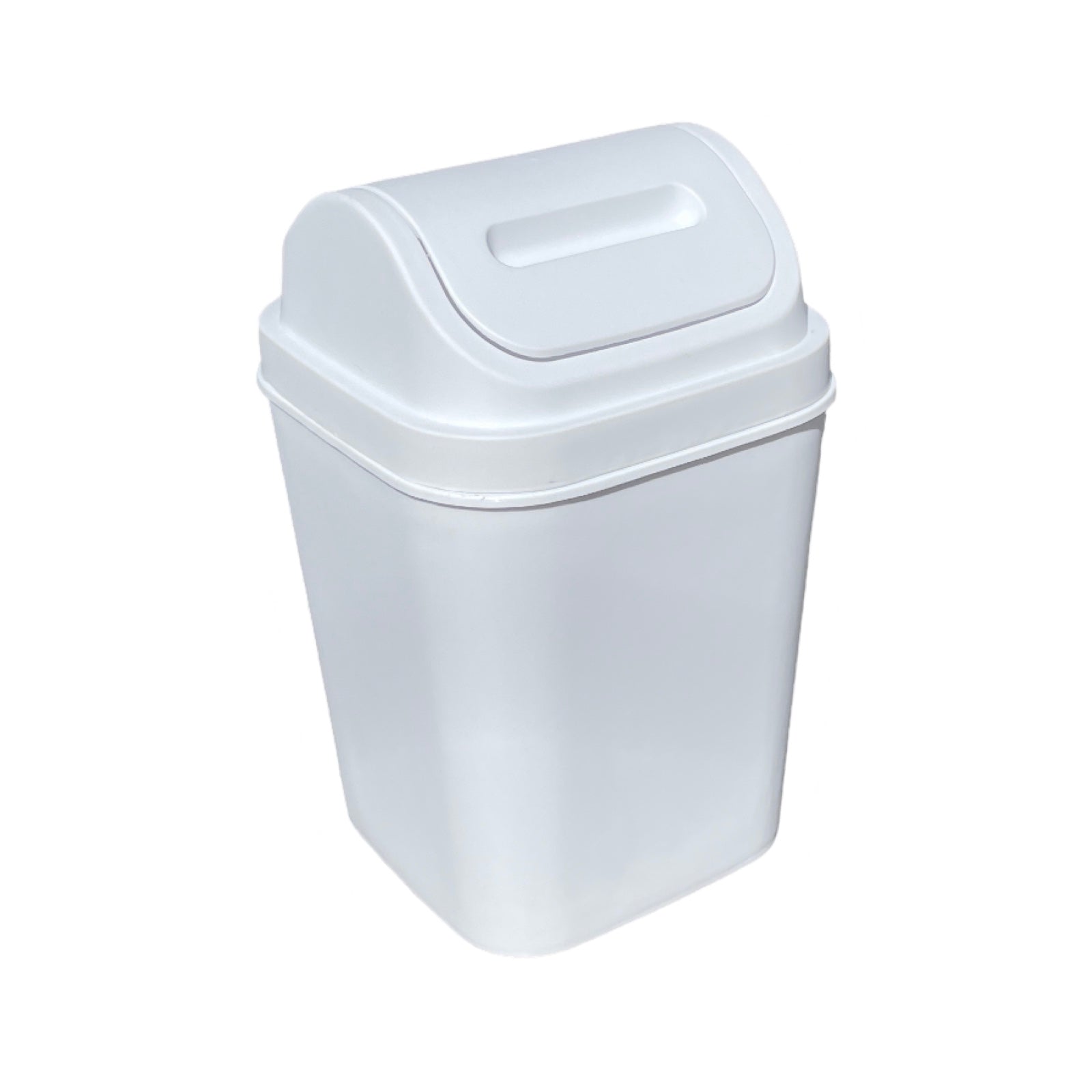 Caneca de basura / Papelera Vaivén Blanca de 15 Litros