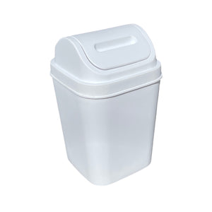 Caneca de basura / Papelera Vaivén Blanca de 15 Litros