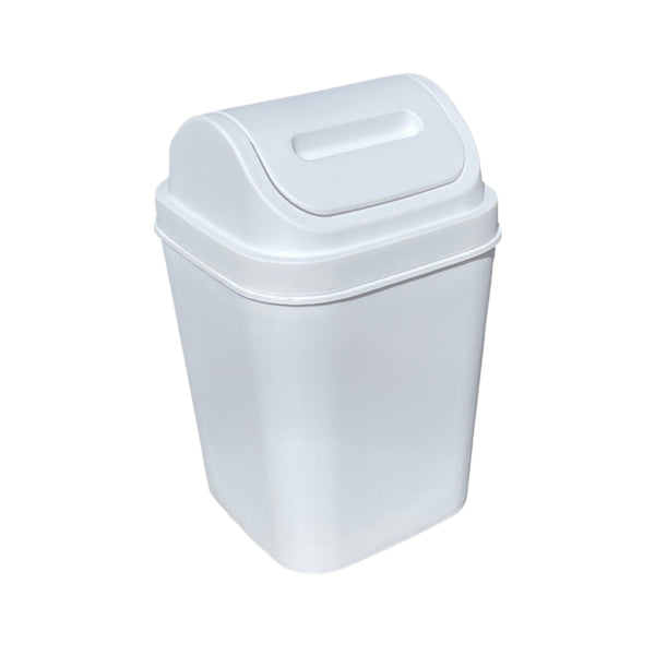 Caneca de basura / Papelera Vaivén Blanca de 15 Litros