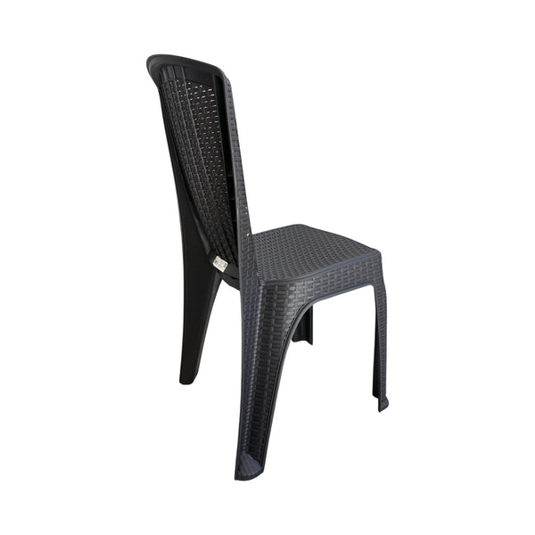 Silla Ratan Deluxe sin Brazos Café