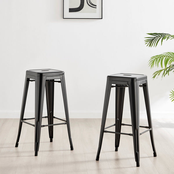 Silla de Barra  Metálica Fortaleza Negra