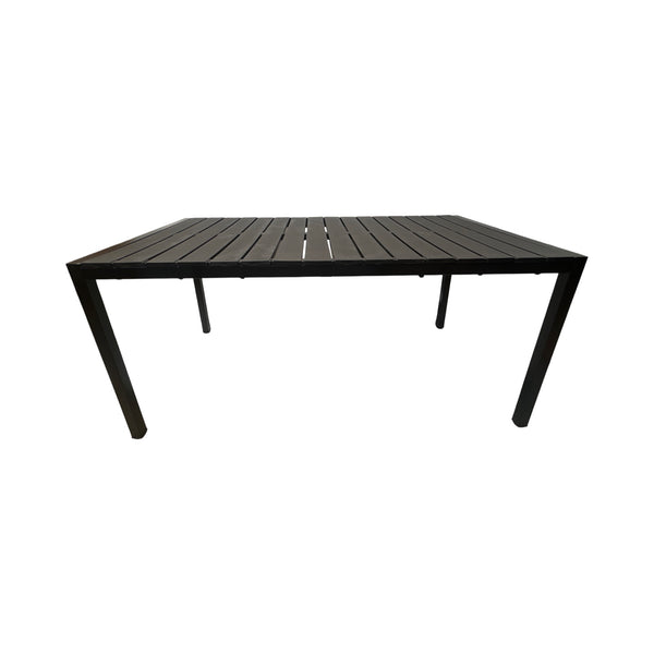 Mesa Metálica Rectangular Amalfi Negra