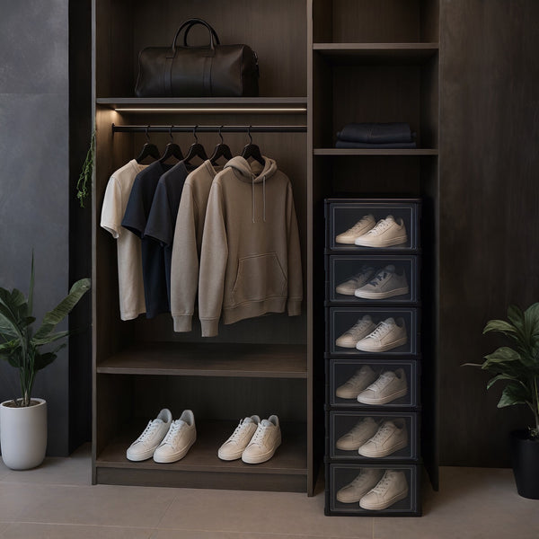 Organizador de Zapatos de 6 pisos con tapas