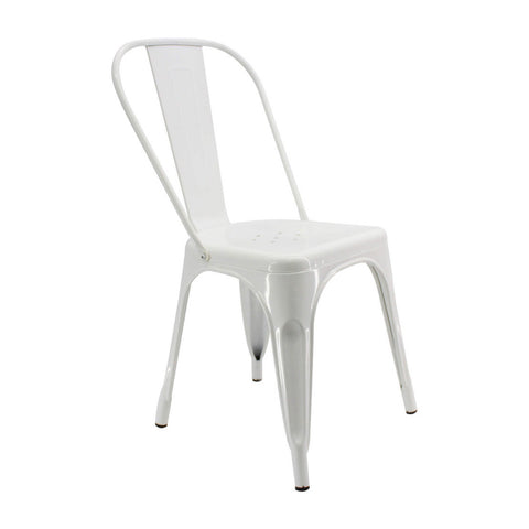 Silla Metálica Valencia Blanca