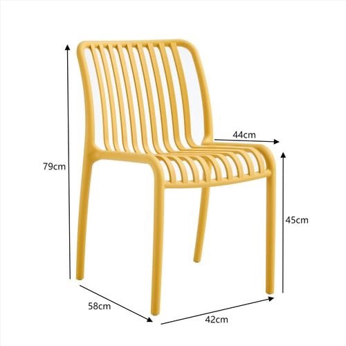 Silla Moscú Amarilla