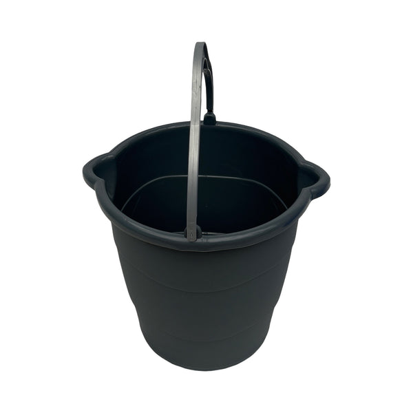 Balde de 12 litros Plástico Gris