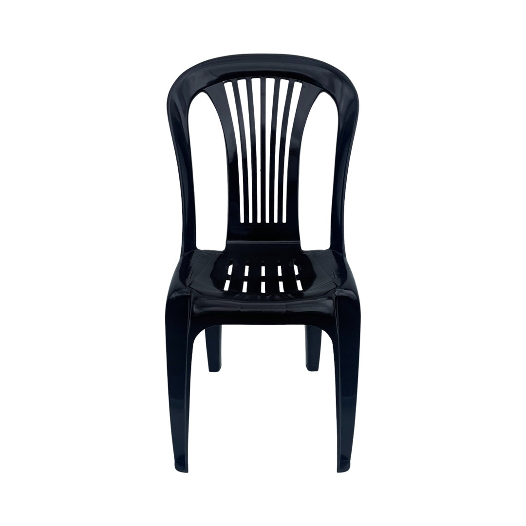 Silla Plástica sin Brazos Lima Café