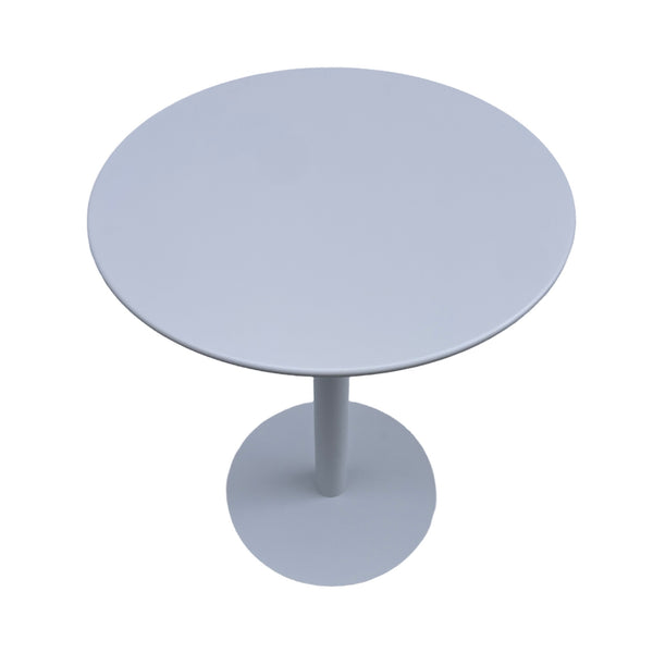 Mesa Metálica Redonda Barcelona Blanca