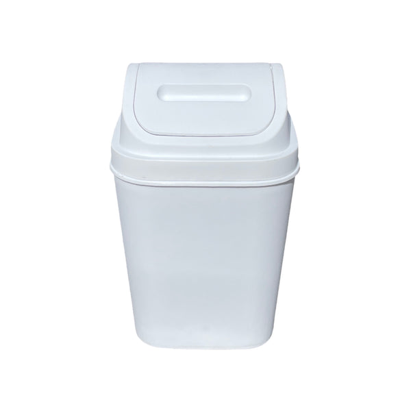 Caneca de basura / Papelera Vaivén Blanca de 15 Litros