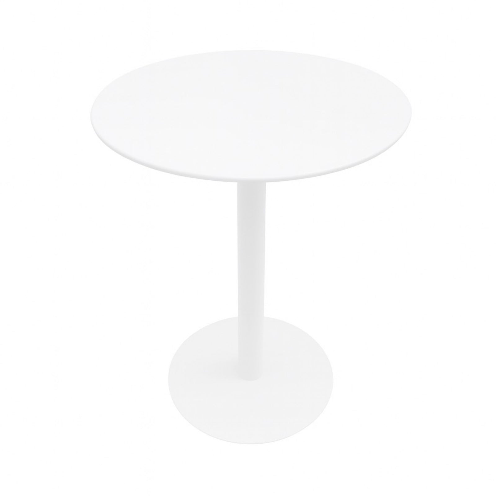 Mesa Metálica Redonda Barcelona Blanca