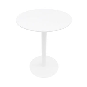 Mesa Metálica Redonda Barcelona Blanca