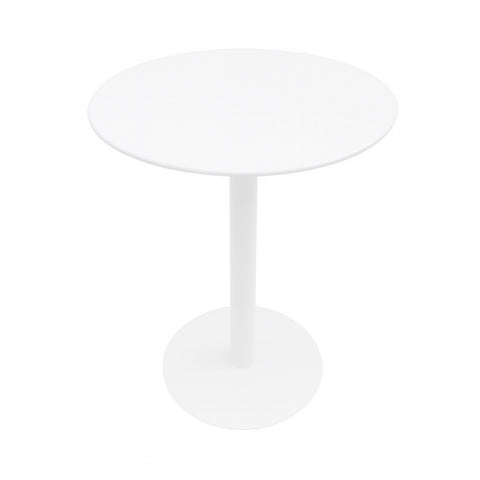 Mesa Metálica Redonda Barcelona Blanca