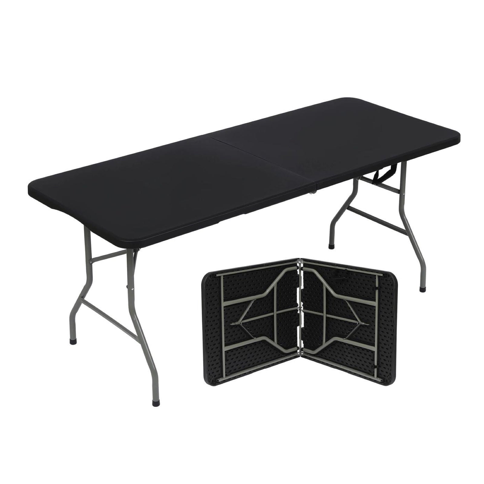 Mesa Plegable 180 CM Panamá Negra