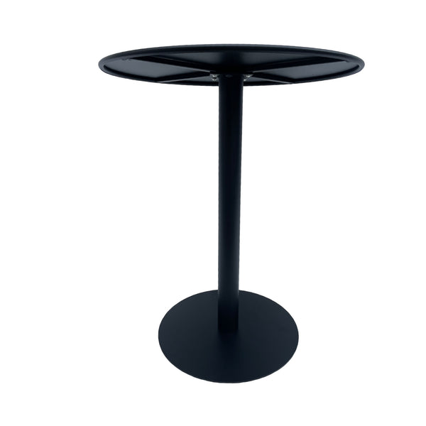 Mesa Metálica Redonda Barcelona Negra