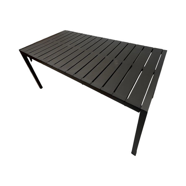 Mesa Metálica Rectangular Amalfi Negra
