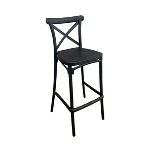 Silla de Barra California Negra
