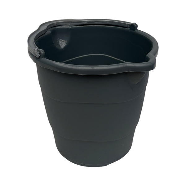 Balde de 12 litros Plástico Gris
