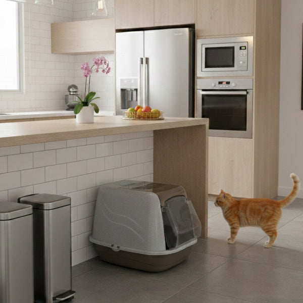 Arenero para Gato Adulto tipo Iglú