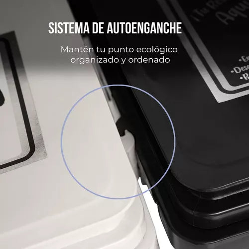 Punto ecológico de 20 litros con pedal