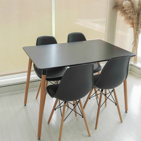 Mesa Roma Negra Rectangular