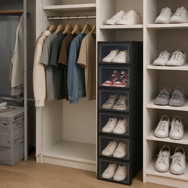 Organizador de Zapatos de 6 pisos con tapas