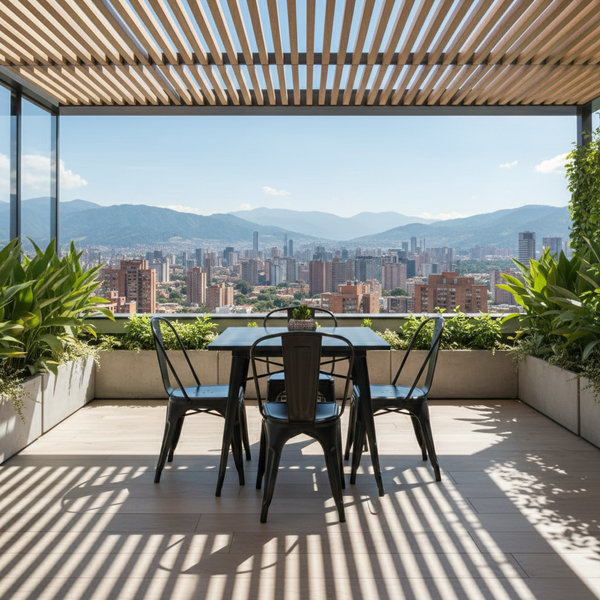 Silla Metálica Valencia Negra