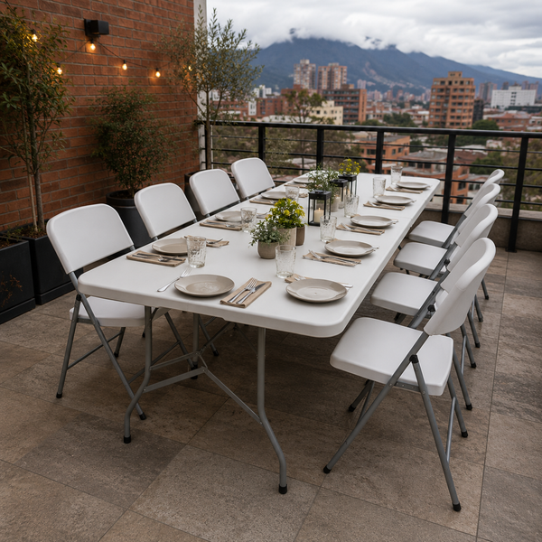 Mesa Plegable 244 CM Río Blanca