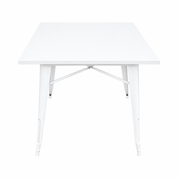Mesa Metálica Cuadrada Valencia Blanca