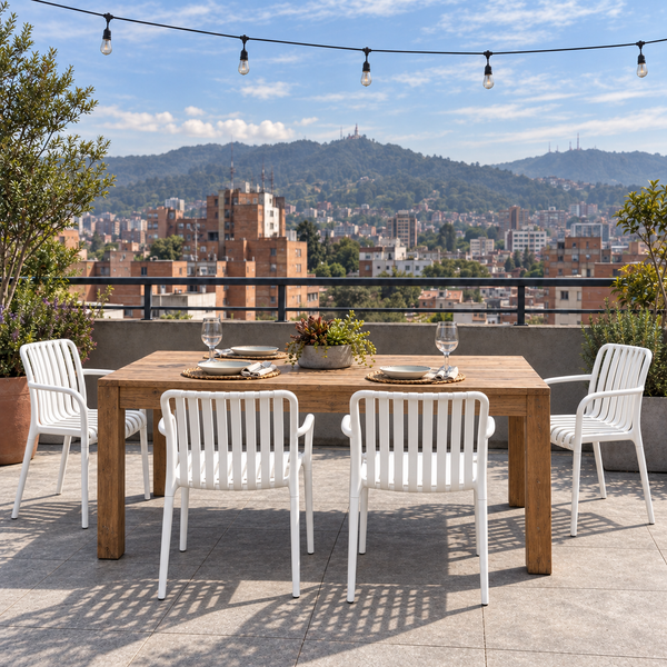 Silla con Brazos Moscú Blanca