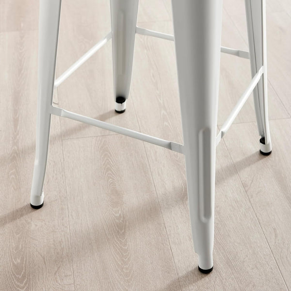 Silla de Barra Metálica Fortaleza Blanca
