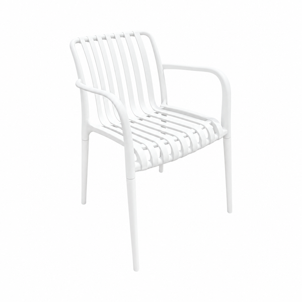Silla con Brazos Moscú Blanca