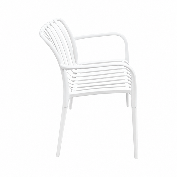 Silla con Brazos Moscú Blanca