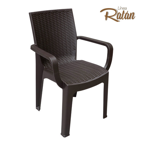 Silla Ratan Corza con brazos