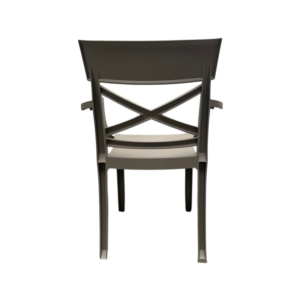 Silla Florencia Taupe con Brazos