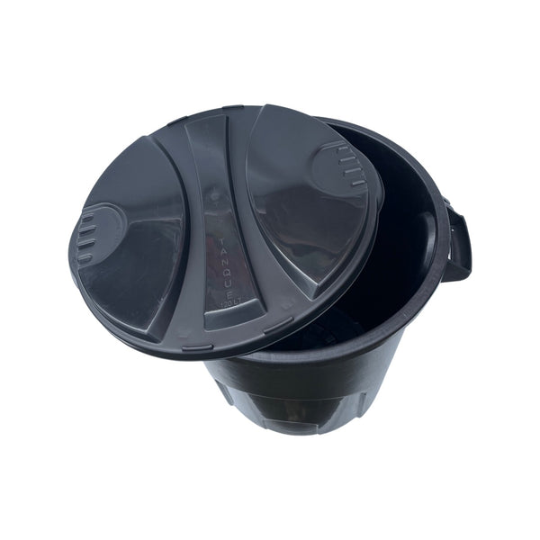 Caneca de basura negra / Tanque de agua negro de 120 litros
