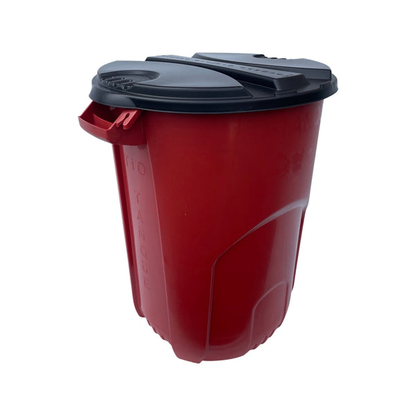 Caneca de basura roja / Tanque de agua rojo de 120 litros